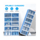 thumbnail image 3 of 12 Pzs Zapatera Caja Apilable Xtellar Plegable Organizador Multiusos, 3 of 4