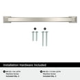 thumbnail image 4 of Amerock Sheffield 6-5/16 inch (160mm) Center-to-Center Satin Nickel Cabinet Pull, 10 Pack, 4 of 4