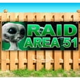 thumbnail image 1 of Raid Area 51 13 oz Vinyl Banner With Metal Grommets, 1 of 4