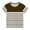 Brown, variant on MeetoTime Kids Boys Girls T-shirt Round Neck Short Sleeve Striped Printed Tops Tee Summer Graphic Shirts