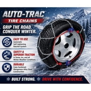 Peerless Chain 0154510 Auto-Trac Self-Tightening Snow Tire Chains, 1 Pair, Fits Multiple Sizes
