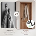 thumbnail image 7 of Genreen Over The Door Hooks - 2 Pack Heavy Duty Dual-Hook Organizer Hanger with Non-Slip Rubber for Towels, Clothes & Bags Use in Bathroom, Bedroom, Kitchen, 7 of 7