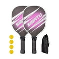 thumbnail image 1 of Pickleball Paddles Pickleball Racquets Includes 2 Rackets 4 Pickleballs Comfort Grip Professional Pickle Ball Racket for Kids Style C, 1 of 8
