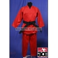 thumbnail image 2 of Pine Tree Heavy Weight Karate Uniform 14 oz - Red, 2 of 3
