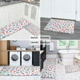 thumbnail image 5 of Pioneer Flower Floral Print Pattern Kitchen Rugs Sets Of 2,Anti Fatigue Kitchen Mat Rugs Non Slip Washable,Decorative Kitchen Floor Mats for Kitchen,Sink,Laundry,17"x30"+17"x47", 5 of 7