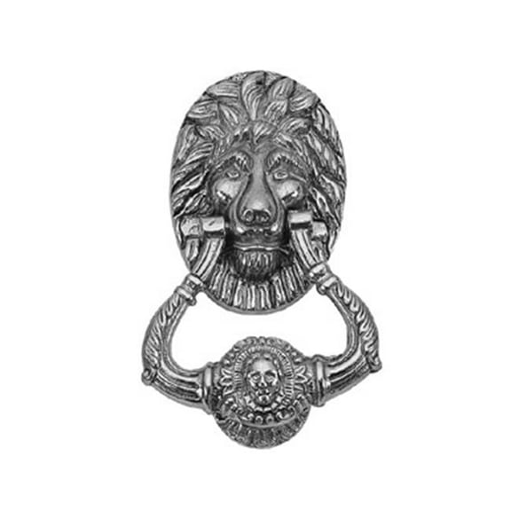 BRASS Accents A07-K5000-619 Lion Door Knocker 7-.50 in. Satin Nickel