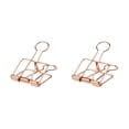 thumbnail image 4 of stanreset 1/2/3 20 Pieces Metal Paper Clip Anti-rust Unfading Solid Color Replacement Home Office File Examination Papers Clips Rose Gold 25mm 2PCS, 4 of 6