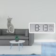 thumbnail image 2 of Estatua de gato, figura de escritorio, reloj de pared digital, , adorno multifuncional hecho de resina y PP, adecuado para el hogar, la, 2 of 8