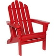 thumbnail image 7 of Pemberly Row Traditional Cedar Wood Folding Adirondack Chair in Red, 7 of 7