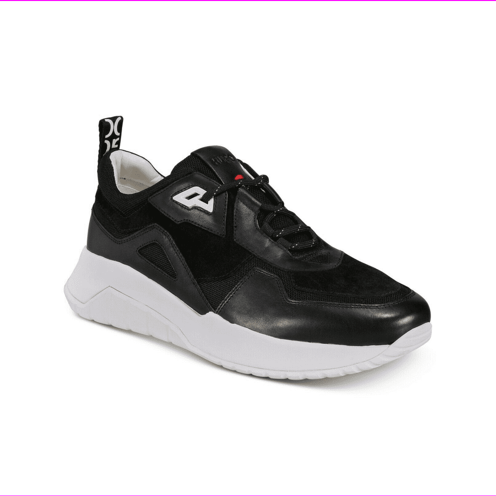Hugo Boss HUGO Men's Atom_Runn_Nams Running Sneakers Black US 13 M - Walmart.com - Walmart.com