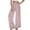 Pink, variant on kaondbfi Dress Pants Women Petite High Waisted Wide Leg Summer Beach Vacation Women's Pants Casual Trousers