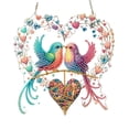 thumbnail image 6 of PLPPYFS Stained Acrylic Window Hanging, Colorful Sun Catchers Diamond Art Acrylic Panel Hangings Cute Birds Suncatcher Decor for Birthday Christmas for Women, Men, Wife, Aunt, and Mom 7.87 in, 6 of 6