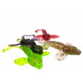 thumbnail image 4 of Soidarity 6 uds 10cm/5,5g señuelos de pesca cebo con forma de gusano realista aparejos de pesca para río y mar Pescar marrón Soidarity DJ1065-01, 4 of 6