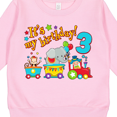 thumbnail image 3 of Inktastic It's My Birthday Circus Train 3rd Birthday Toddler Sweatshirt, 3 of 4
