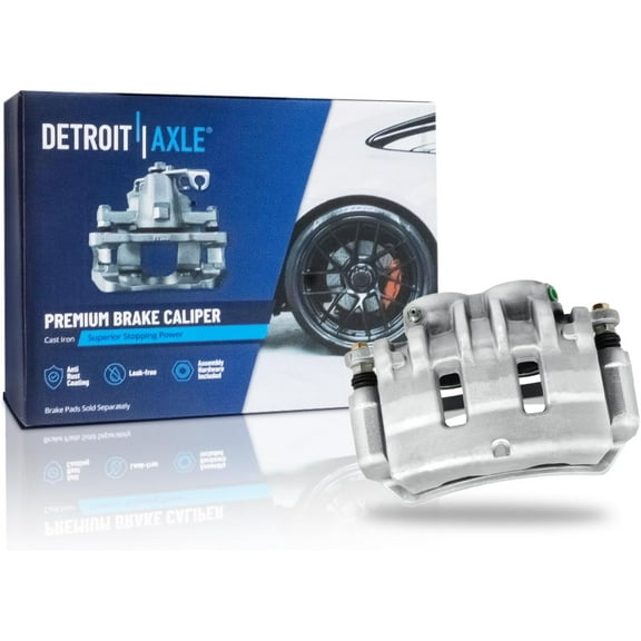Detroit Axle - Front Left Brake Caliper w/Bracket Replacement for 2008 2009 2010 2011 2012 2013 2014 Cadillac CTS