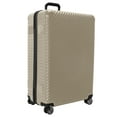 thumbnail image 4 of Ecotech Veer 28-inch Hardside Travel ABS Checked Luggage, Oxford Tan, All Ages, 4 of 8