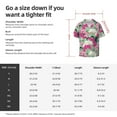 thumbnail image 5 of Kdxio Men's Hawaiian Shirt for Men Short Sleeve Shirt Orchids Flowers Summer Casual Holiday Beach Button Down T-Shirts, 5 of 7