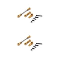 thumbnail image 1 of Ounissouiy RC Cars 1/28 Servo Arm Metal mejorado reemplazable varillas de enlace de dirección Kit de reemplazo para WLtoys K969 K979 K989 K999 Oro 2Conjunto, 1 of 6