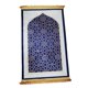 thumbnail image 5 of Alfombra de oración islámica, elegante, rectangular, para oficina, de viaje Azul, 5 of 9