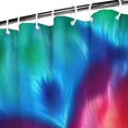 thumbnail image 3 of Colorful Tie Dye Mandala Pattern Shower Curtain 72"x84" ,Bathroom Decorative Shower Curtains Set with 12 Hooks,Modern Waterproof Washable Shower Curtain, 3 of 6