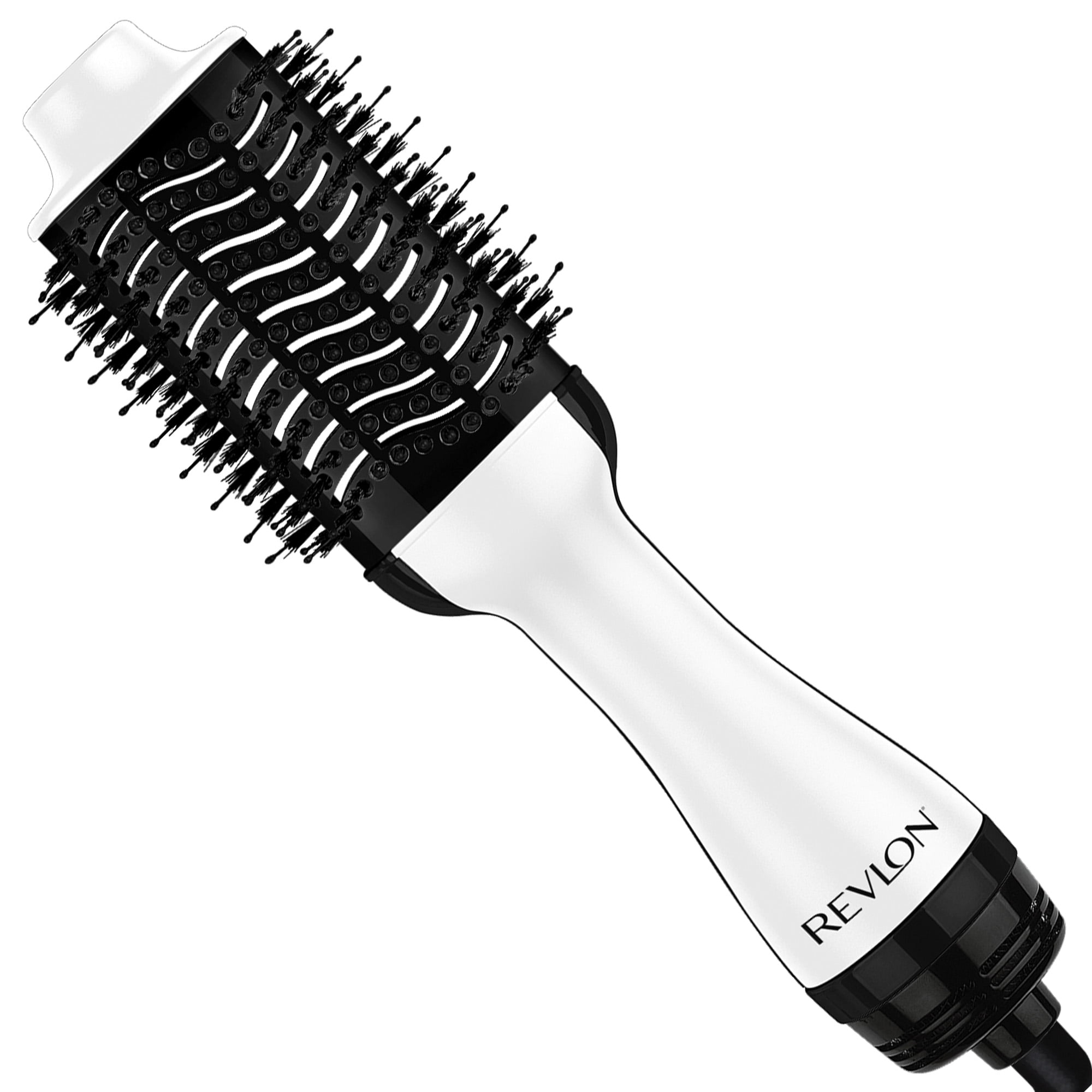 Revlon One-Step Volumizer Original 1.0 Ceramic Hair Dryer and Hot Air Brush,  White - Walmart.com