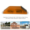 thumbnail image 3 of Solar Strobe Warning Light, LED Warning Lamp Energy Efficient PC ABS Waterproof  for Construction Red,Yellow, 3 of 7
