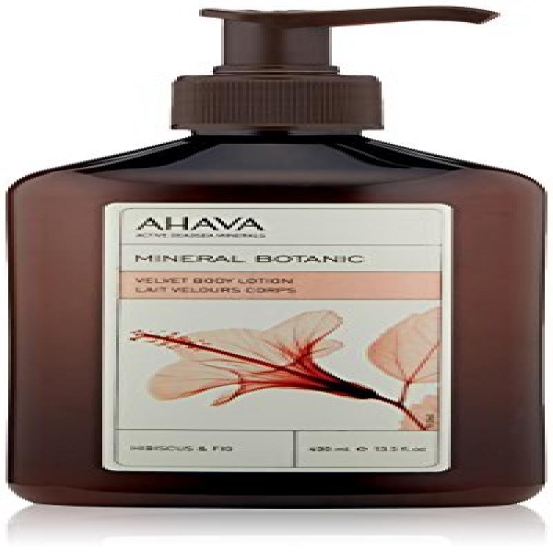 AHAVA MINERAL BOTANIC VELVET BODY LOTION HIBISCUS & FIG 13.5 OZ