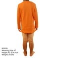thumbnail image 6 of Vivid Orange Kids Long Sleeve Crew Neck Shirt, 18M, 1 piece, 6 of 7
