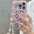thumbnail image 2 of Funda de teléfono con dibujos animados de Snoopy para Iphone 15/14/13/12/11 Pro Max, funda protectora de teléfono con cadena de Anime Kawaii, accesorios anticaídas, regalo, 2 of 4