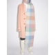 thumbnail image 2 of Bufanda a cuadros de Invierno para mujer, Foulard cálido de Pashmina, chal con borlas, estola larga, arcoíris peludo, marca de lujo Fivean unisex, 2 of 2