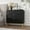 Black-29.7"h, variant on Black Nightstand with 3 Drawers, Modern Night Stand Bedside Table with Drawers and Golden Legs, Wide End Table for Small Space, Living Room, 29.7" H