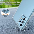 thumbnail image 3 of for Galaxy A52 Case, Samsung Galaxy A52 Clear Phone Case Cellphone Cases A52 5g Thin TPU Protective A52 Back Cover, Transparent, 3 of 7