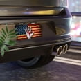 thumbnail image 6 of Bloody Hand on US Flag Funny Personalized License Plate Rust-proof Stainless Steel Metal License Plate Suitable For Men And Women 12.2" x 6.2", 6 of 6