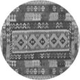thumbnail image 1 of Ahgly Company Indoor Round Southwestern Gray Country Area Rugs, 7' Round, 1 of 1
