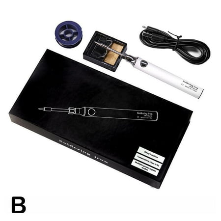 

Portable USB 5V 8W Electric Powered Soldering Iron Pen +Tip Kit