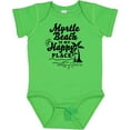 thumbnail image 3 of Inktastic Myrtle Beach is My Happy Place with Palm Trees Boys or Girls Baby Bodysuit, 3 of 5