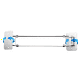 thumbnail image 3 of RV Accessories Travel Trailer Bathroom Corner Storage Rod Retractable 7-13Inch RV Shower Corner Storage, 3 of 6