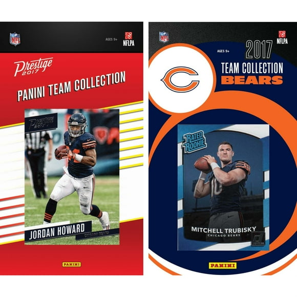 C&I Collectables 2017BEARSTSC NFL Chicago Bears Licensed 2017 Prestige and Donruss Team Set