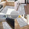 thumbnail image 4 of MeyJey Anti Fatigue Kitchen Rugs and Mats, 2 PCS Non-Slip Waterproof Runner Rug and Mat Set, Gray, 4 of 9