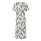 thumbnail image 5 of Vestido largo de playa para mujer con estampado de verano bohemio de manga corta con volantes Pompotops ghjkhdj10909, 5 of 5