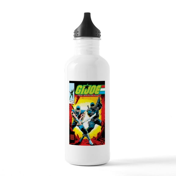 CafePress - G.I. Joe Who's O - Stainless Steel Water Bottle, Sports Bottle, 1.0L