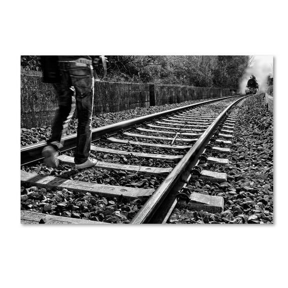 Trademark Fine Art 'Life Is Short' Canvas Art by Andrea Auf Dem