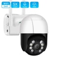 thumbnail image 1 of Cámara IP PTZ de 5MP para exteriores, videocámara de seguridad CCTV con Zoom Digital de 3MP, 1080P, 5X, detección humana por Ia, seguimiento automático, P2P, inalámbrica, 1 of 3