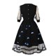 thumbnail image 2 of Vestido de Cóctel Fridja Encaje de Mariposa NMB481 para Mujer, 2 of 7