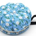 thumbnail image 2 of Abbracc Pumpkin Shaped Pin Cushion Patchwork Pin Holder DIY Sewing Craft Tool Blue, 2 of 9