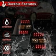 thumbnail image 3 of Taillights Assembly for 1999 2000 2001 2002 2003 2004 Volkswagen Golf MK4 / GTI,Matte Black Housing+Smoked Lens, 3 of 7