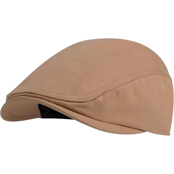 Newsboy Cap for Men 100% Cotton Mens Flat Hats Newsies Hat Classic Irish Gatsby Ivy Cabbie Golf Hats 1pcs