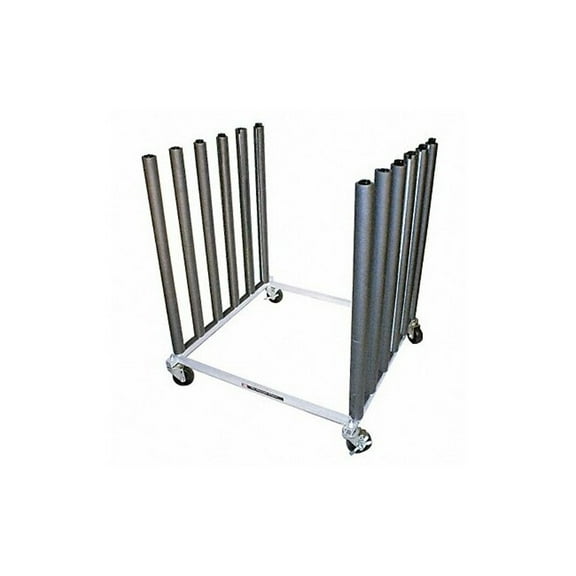 Keysco Tools Mobile Bulk Rack,Silver,Steel 73740
