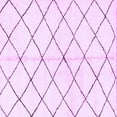 thumbnail image 1 of Ahgly Company Indoor Square Solid Purple Modern Area Rugs, 8' Square, 1 of 4