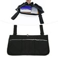 thumbnail image 4 of Wheelchair Side Pouch Bag, Armrest Pouch Bag Adjustable Length Large Capacity  For Water Bottles For Purses, 4 of 8